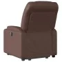 Elektrischer Aufsteh-Massagesessel aus braunem Kunstleder von , Sessel - Ref: Foro24-3204681, Preis: 353,82 €, Rabatt: %