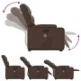 Elektrischer Aufsteh-Massagesessel aus braunem Kunstleder von , Sessel - Ref: Foro24-3204681, Preis: 353,82 €, Rabatt: %