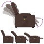 Sillón de masaje elevable eléctrico cuero sintético marrón by , Armchairs - Ref: Foro24-3204681, Price: 333,72 €, Discount: %