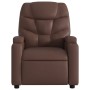 Sillón de masaje elevable eléctrico cuero sintético marrón by , Armchairs - Ref: Foro24-3204681, Price: 333,72 €, Discount: %