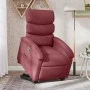 Sillón reclinable elevable tela rojo tinto by , Armchairs - Ref: Foro24-3203981, Price: 274,77 €, Discount: %