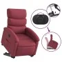 Sillón reclinable elevable tela rojo tinto by , Armchairs - Ref: Foro24-3203981, Price: 274,77 €, Discount: %