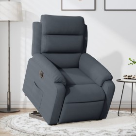 Sillón eléctrico reclinable elevable de terciopelo gris oscuro by , Armchairs - Ref: Foro24-3205115, Price: 338,64 €, Discoun...