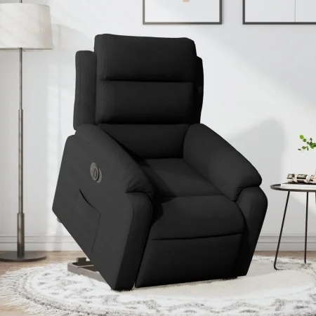 Sillón eléctrico reclinable elevable de terciopelo negro de , Sillones - Ref: Foro24-3205120, Precio: 334,11 €, Descuento: %