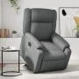 Sillón de masaje elevable eléctrico cuero sintético gris de , Sillones - Ref: Foro24-3205174, Precio: 386,53 €, Descuento: %