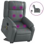 Elektrischer Aufsteh-Massagesessel aus grauem Kunstleder von , Sessel - Ref: Foro24-3205174, Preis: 374,75 €, Rabatt: %