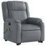 Sillón de masaje elevable eléctrico cuero sintético gris de , Sillones - Ref: Foro24-3205174, Precio: 386,53 €, Descuento: %