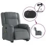 Sillón de masaje elevable eléctrico cuero sintético gris de , Sillones - Ref: Foro24-3205174, Precio: 386,53 €, Descuento: %