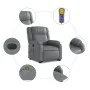 Sillón de masaje elevable eléctrico cuero sintético gris de , Sillones - Ref: Foro24-3205174, Precio: 386,53 €, Descuento: %