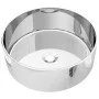 Lavabo 40x15 cm cerámica plateado de vidaXL, Lavabos - Ref: Foro24-143499, Precio: 48,68 €, Descuento: %