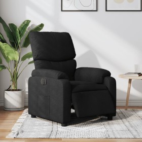 Sillón reclinable eléctrico de tela negro de , Sillones - Ref: Foro24-3204802, Precio: 240,00 €, Descuento: %