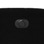 Sillón reclinable eléctrico de tela negro