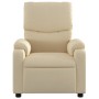 Sillón reclinable eléctrico de tela crema by , Armchairs - Ref: Foro24-3204809, Price: 240,00 €, Discount: %