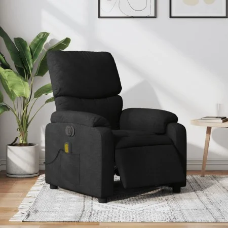 Elektrischer Massage-Fernsehsessel aus schwarzem Stoff von , Sessel - Ref: Foro24-3204814, Preis: 236,83 €, Rabatt: %