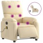 Elektrischer Massage-Fernsehsessel, Stoff in Cremefarbe. von , Sessel - Ref: Foro24-3204821, Preis: 282,58 €, Rabatt: %