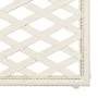Banco tumbona de jardín de acero blanco envejecido 128 cm de vidaXL, Bancos de jardín - Ref: Foro24-45431, Precio: 144,47 €, ...