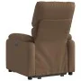 Sillón reclinable elevable de tela marrón by , Armchairs - Ref: Foro24-3204828, Price: 282,41 €, Discount: %