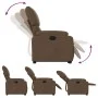 Sillón reclinable elevable de tela marrón by , Armchairs - Ref: Foro24-3204828, Price: 282,41 €, Discount: %