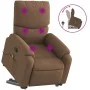 Silla de masaje reclinable de pie de tela marrón by , Armchairs - Ref: Foro24-3204840, Price: 316,02 €, Discount: %