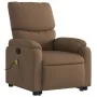 Silla de masaje reclinable de pie de tela marrón by , Armchairs - Ref: Foro24-3204840, Price: 316,02 €, Discount: %