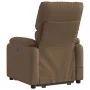 Silla de masaje reclinable de pie de tela marrón by , Armchairs - Ref: Foro24-3204840, Price: 316,02 €, Discount: %
