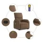 Silla de masaje reclinable de pie de tela marrón by , Armchairs - Ref: Foro24-3204840, Price: 316,02 €, Discount: %
