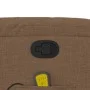 Silla de masaje reclinable de pie de tela marrón by , Armchairs - Ref: Foro24-3204840, Price: 316,02 €, Discount: %