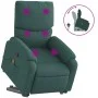 Silla de masaje reclinable de pie de tela verde oscura de , Sillones - Ref: Foro24-3204842, Precio: 275,11 €, Descuento: %