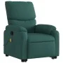 Silla de masaje reclinable de pie de tela verde oscura de , Sillones - Ref: Foro24-3204842, Precio: 275,11 €, Descuento: %