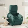 Sillón eléctrico reclinable elevable de tela verde oscuro de , Sillones - Ref: Foro24-3204854, Precio: 323,81 €, Descuento: %