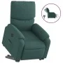 Sillón eléctrico reclinable elevable de tela verde oscuro de , Sillones - Ref: Foro24-3204854, Precio: 323,81 €, Descuento: %