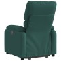 Sillón eléctrico reclinable elevable de tela verde oscuro by , Armchairs - Ref: Foro24-3204854, Price: 302,17 €, Discount: %