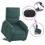 Sillón eléctrico reclinable elevable de tela verde oscuro by , Armchairs - Ref: Foro24-3204854, Price: 302,17 €, Discount: %