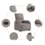 Sillón eléctrico reclinable elevable de tela gris taupe by , Armchairs - Ref: Foro24-3204856, Price: 316,56 €, Discount: %