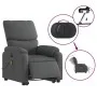 Sillón de masaje eléctrico reclinable elevable tela gris oscuro by , Armchairs - Ref: Foro24-3204861, Price: 337,17 €, Discou...