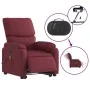 Sillón de masaje eléctrico reclinable elevable tela rojo tinto de , Sillones - Ref: Foro24-3204863, Precio: 352,15 €, Descuen...