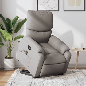 Sillón de masaje eléctrico reclinable elevable tela taupé by , Armchairs - Ref: Foro24-3204868, Price: 356,62 €, Discount: %