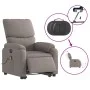 Elektrischer, verstellbarer, aufklappbarer Massagesessel aus taupefarbenem Stoff. von , Sessel - Ref: Foro24-3204868, Preis: ...