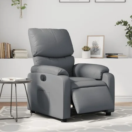Elektrischer Relaxsessel aus grauem Kunstleder von , Sessel - Ref: Foro24-3204875, Preis: 294,11 €, Rabatt: %