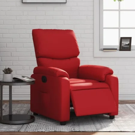 Elektrischer Relaxsessel aus rotem Kunstleder. von , Sessel - Ref: Foro24-3204877, Preis: 296,73 €, Rabatt: %