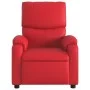 Sillón reclinable eléctrico de cuero sintético rojo by , Armchairs - Ref: Foro24-3204877, Price: 298,72 €, Discount: %