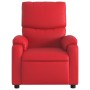 Sillón reclinable eléctrico de cuero sintético rojo by , Armchairs - Ref: Foro24-3204877, Price: 290,63 €, Discount: %