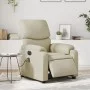 Sillón de masaje reclinable eléctrico cuero sintético crema de , Sillones - Ref: Foro24-3204880, Precio: 280,71 €, Descuento: %
