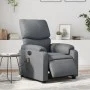 Sillón de masaje reclinable eléctrico cuero sintético gris de , Sillones - Ref: Foro24-3204882, Precio: 267,56 €, Descuento: %
