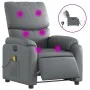 Sillón de masaje reclinable eléctrico cuero sintético gris de , Sillones - Ref: Foro24-3204882, Precio: 267,56 €, Descuento: %