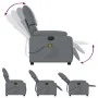 Sillón de masaje reclinable eléctrico cuero sintético gris de , Sillones - Ref: Foro24-3204882, Precio: 267,56 €, Descuento: %