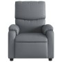 Sillón de masaje reclinable eléctrico cuero sintético gris by , Armchairs - Ref: Foro24-3204882, Price: 262,51 €, Discount: %