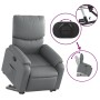 Sillón reclinable elevable cuero artificial gris by , Armchairs - Ref: Foro24-3204889, Price: 308,44 €, Discount: %