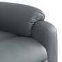 Sillón reclinable elevable cuero artificial gris by , Armchairs - Ref: Foro24-3204889, Price: 308,44 €, Discount: %