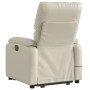 Sillón reclinable de masaje de pie cuero artificial color crema by , Armchairs - Ref: Foro24-3204894, Price: 307,99 €, Discou...